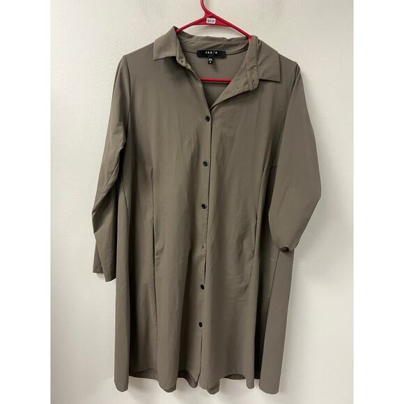 Jason Olive Green Dress Sz S - Picture 1 of 3